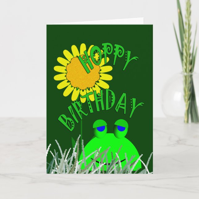 Carte Hoppy Birthday (Devant)