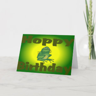 Carte Hoppy Birthday