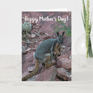 Carte Hoppy Mothers Day Wallaby et Joey