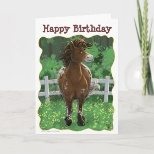 Carte Horaire de la fête Appaloosa Horse