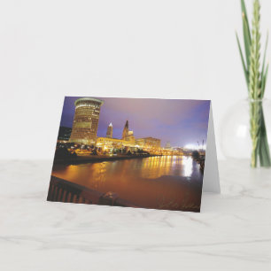 Carte Horizon de Cleveland la nuit