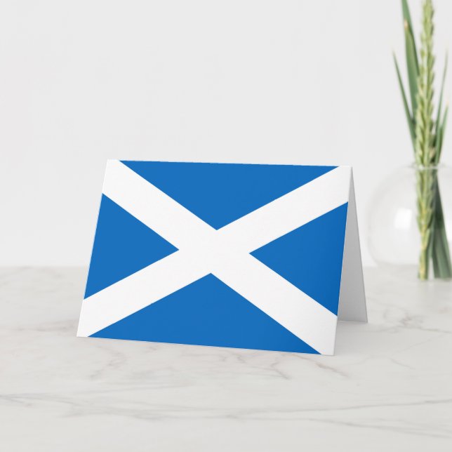 Carte horizontale personnalisable de drapeau (Devant)