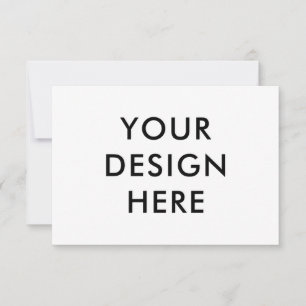 Carte horizontale personnalisée 3,5 x 5 pouces ave