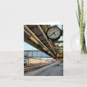 Carte Horloge à la gare