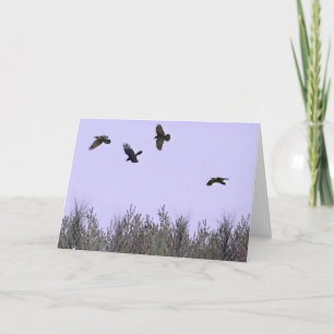 Carte Horloge des ravens