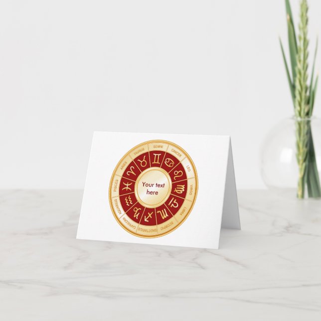 Carte Horoscope Mandala (Devant)