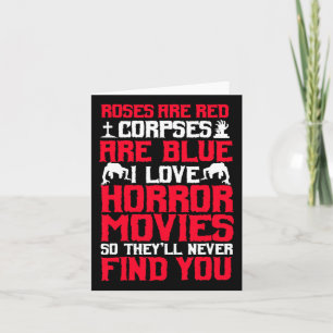 Carte Horror Movies Thriller Halloween Fans Scanner Film