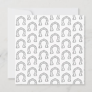 Carte Horse Riding Gang Horseshoe Imprimer