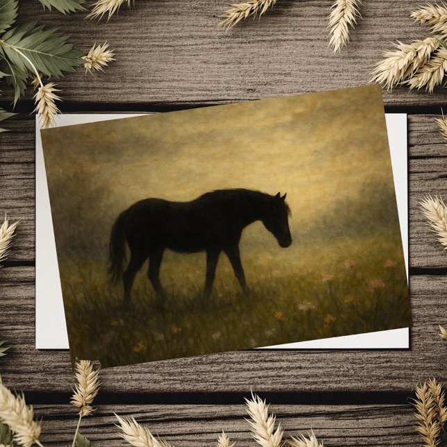 Carte Horse Sympathy Card (May the memories you shared bring you comfort and peace.
)