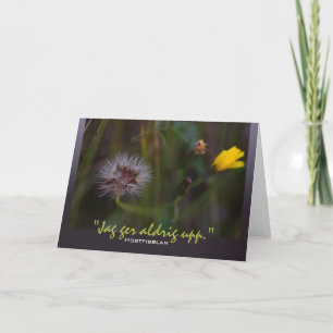 Carte Höstfibblan Jag ger aldrig upp CC0780