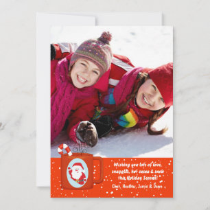 Carte Hot Cocoa Photo Holiday