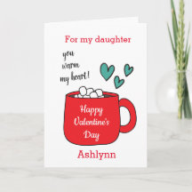 Carte Hot Cocoa Valentine's Day Card