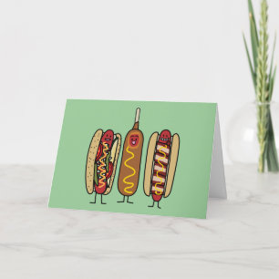Carte Hot Dog Friends