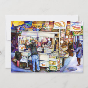 Carte Hot Dog God, New York