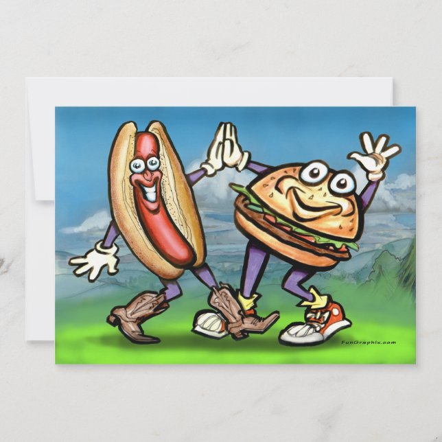 Carte Hot Dog n Hamburger (Devant)