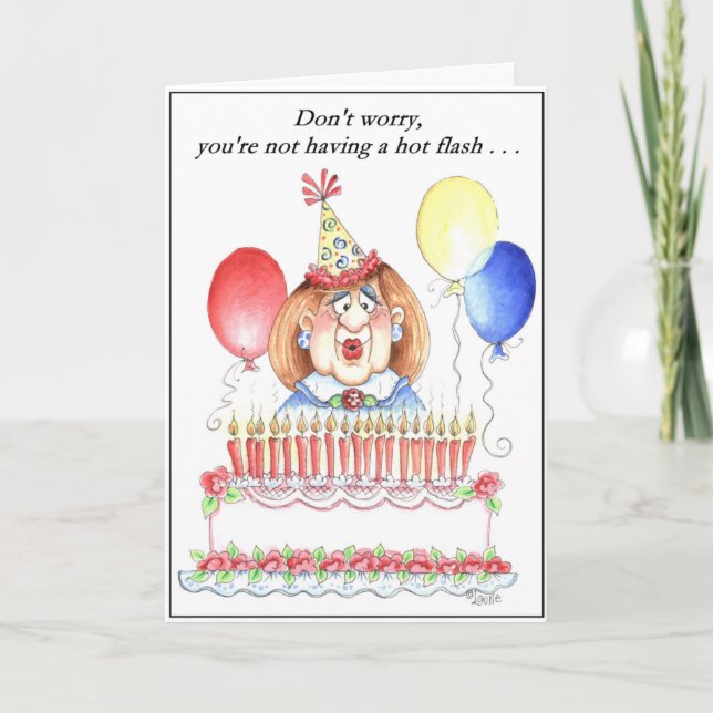Carte Hot Flash Anniversaire (Devant)