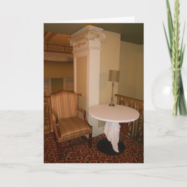 Carte "Hotel Duluth Chaise & Table" Hallowe’en (Devant)