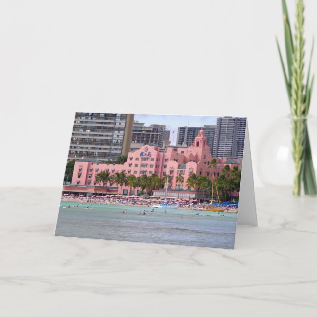 Carte Hôtel hawaïen royal (Devant)