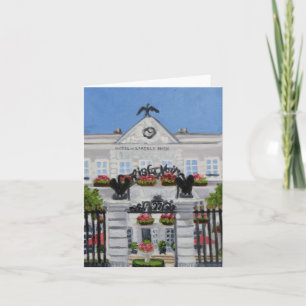 Carte Hôtel Noir de L'Aigle : Fontainebleau FRANCE