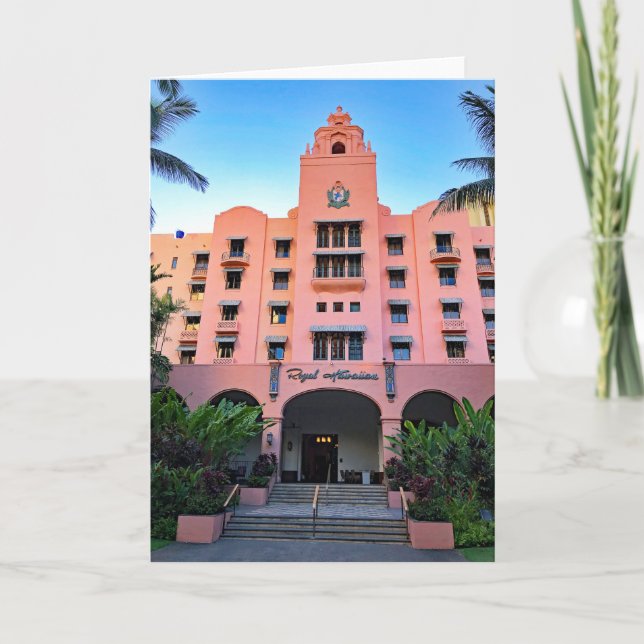 Carte Hôtel Royal Hawaiian (Devant)