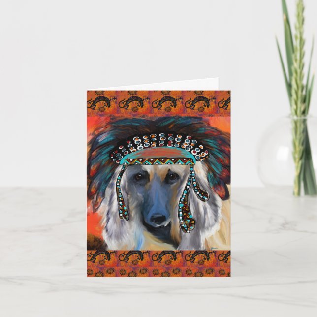 Carte Hound afghan (Devant)