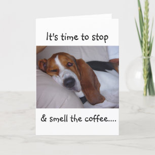 Carte Hound Sleepy Basset