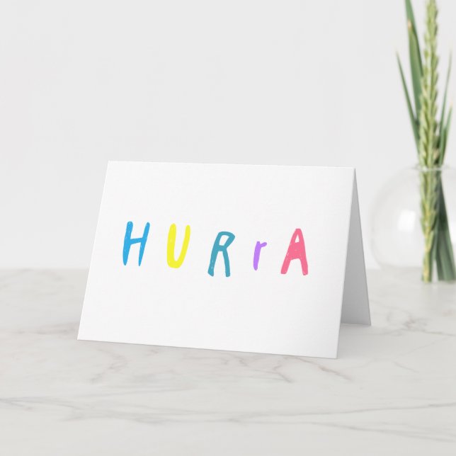 Carte Hourra (Devant)