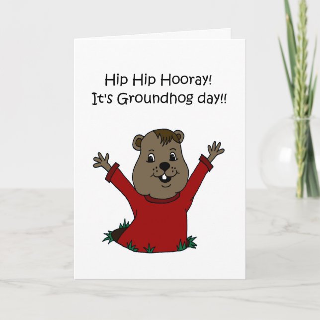 Carte Hourra son jour de Groundhog 2 (Devant)