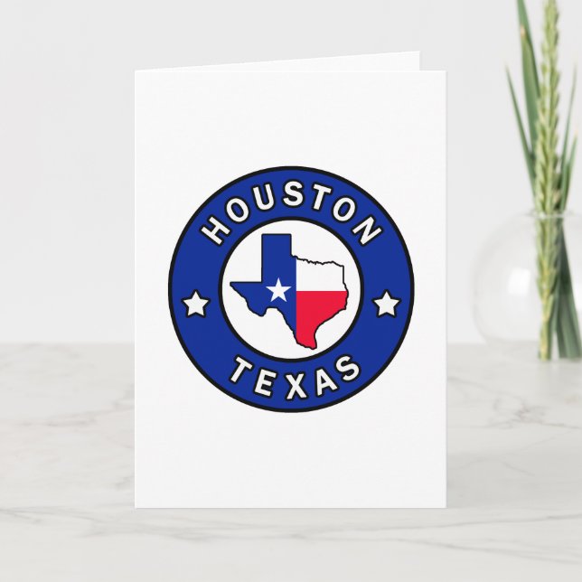 Carte Houston Texas (Devant)