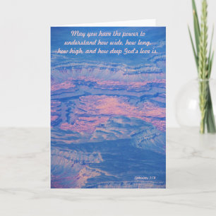 Carte How Deep God's Love Greeting Card