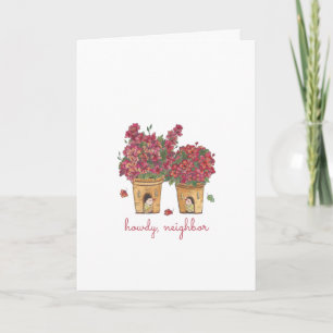 Carte Howdy Neighbor Valentine's Day
