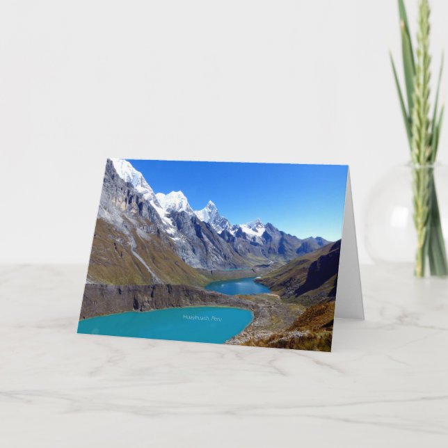 Carte Huayhuash Mountain Range, Peru  (Devant)