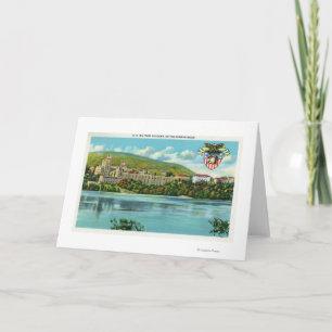 Carte Hudson River View of US Military Academy