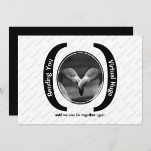 Carte HUGS VIRTUELS Custom MONO Photo Missing You card