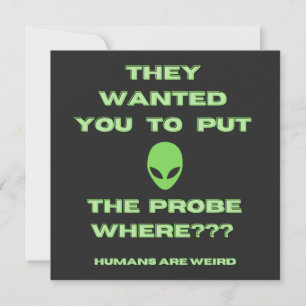 Carte Humains Sonde Alien bizarre Reprise de courant de 