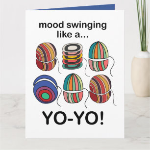 Carte Humeur Yoyo Changements Comme Un Yo-Yo Drôle