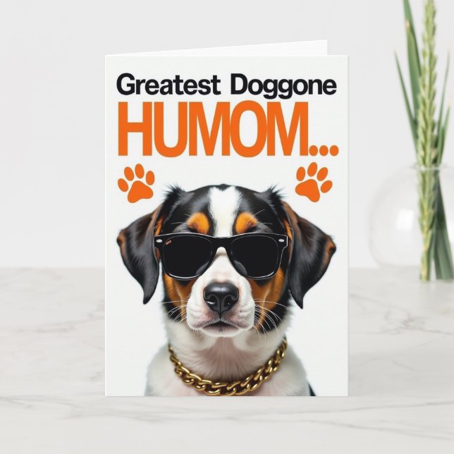 Carte Humom Chien Magnifique (Devant)