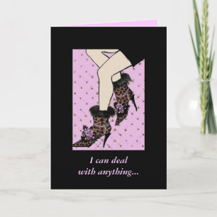 Carte humoristique Chaussure Lover