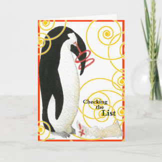 Carte humoristique de PengiHoliday Fred