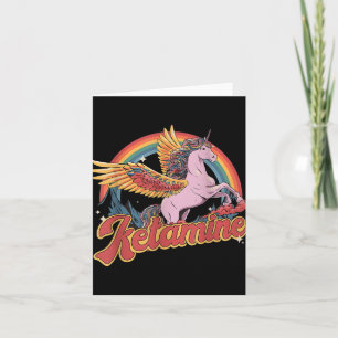 Carte Humoristique Ketamine Horse Urgence Funky Mental H