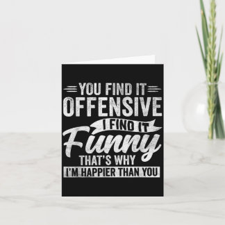 Carte Humour Adulte Drôle Sarcastique Choquant Heureux