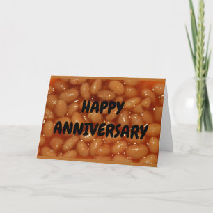 Carte Humour Anniversaire - Couple De Haricots Humains P