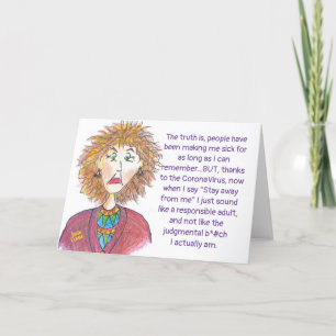 Carte Humour CoronaVirus
