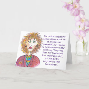 Carte Humour CoronaVirus