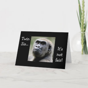 Carte Humour D'ANNIVERSAIRE DU SITE JUMEAU=MÊME ÂGE=VOUS
