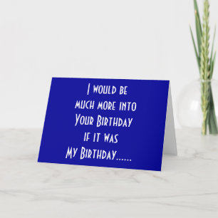 CARTE "HUMOUR D'ANNIVERSAIRE MUTUEL" POUR VOTRE ANNIVERS