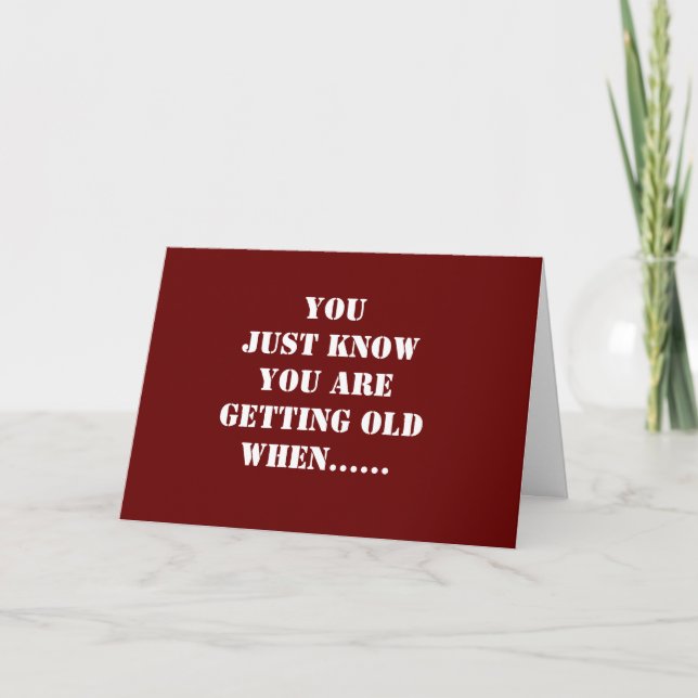 CARTE **HUMOUR D'ANNIVERSAIRE POUR VOTRE ANCIEN* ANNIVER (Devant)