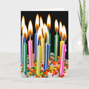 Carte Humour de bougie d'anniversaire
