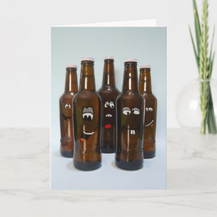 Carte Humour de la bière d'anniversaire