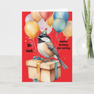 Carte Humour de l'anniversaire du poulet sarcastique cad